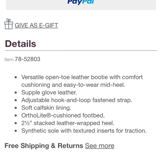 Johnston & Murphy Evelyn Open-Toe Bootie/Sandal - size  10 - Picture 9 of 9